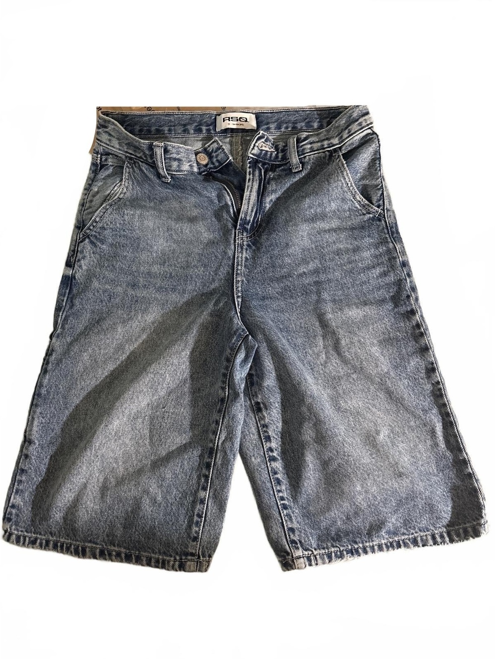 RSQ Baggy Cargo Denim Jorts Light Wash – Relaxed Jean Shorts - woman’s size 23